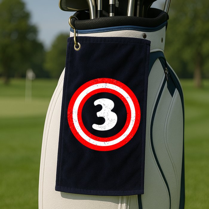 Captain 3rd Birthday Golf Towel