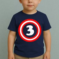 Captain 3rd Birthday Toddler T-Shirt