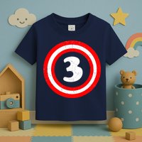 Captain 3rd Birthday Toddler T-Shirt