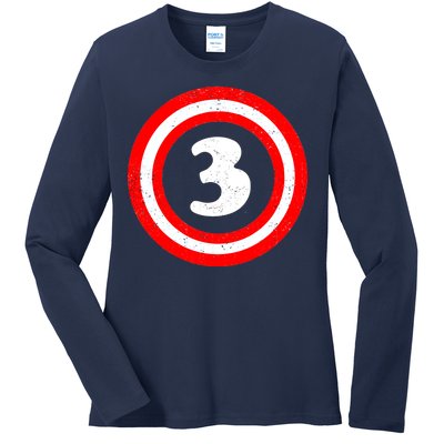 Captain 3rd Birthday Ladies Long Sleeve Shirt