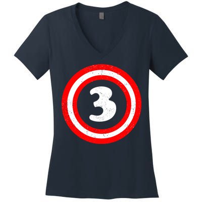 Captain 3rd Birthday Women's V-Neck T-Shirt