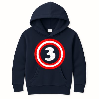 Captain 3rd Birthday Kids Hoodie