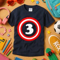 Captain 3rd Birthday Kids T-Shirt