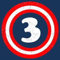 Captain 3rd Birthday Kids T-Shirt