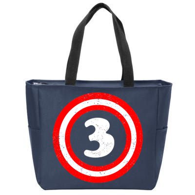 Captain 3rd Birthday Zip Tote Bag