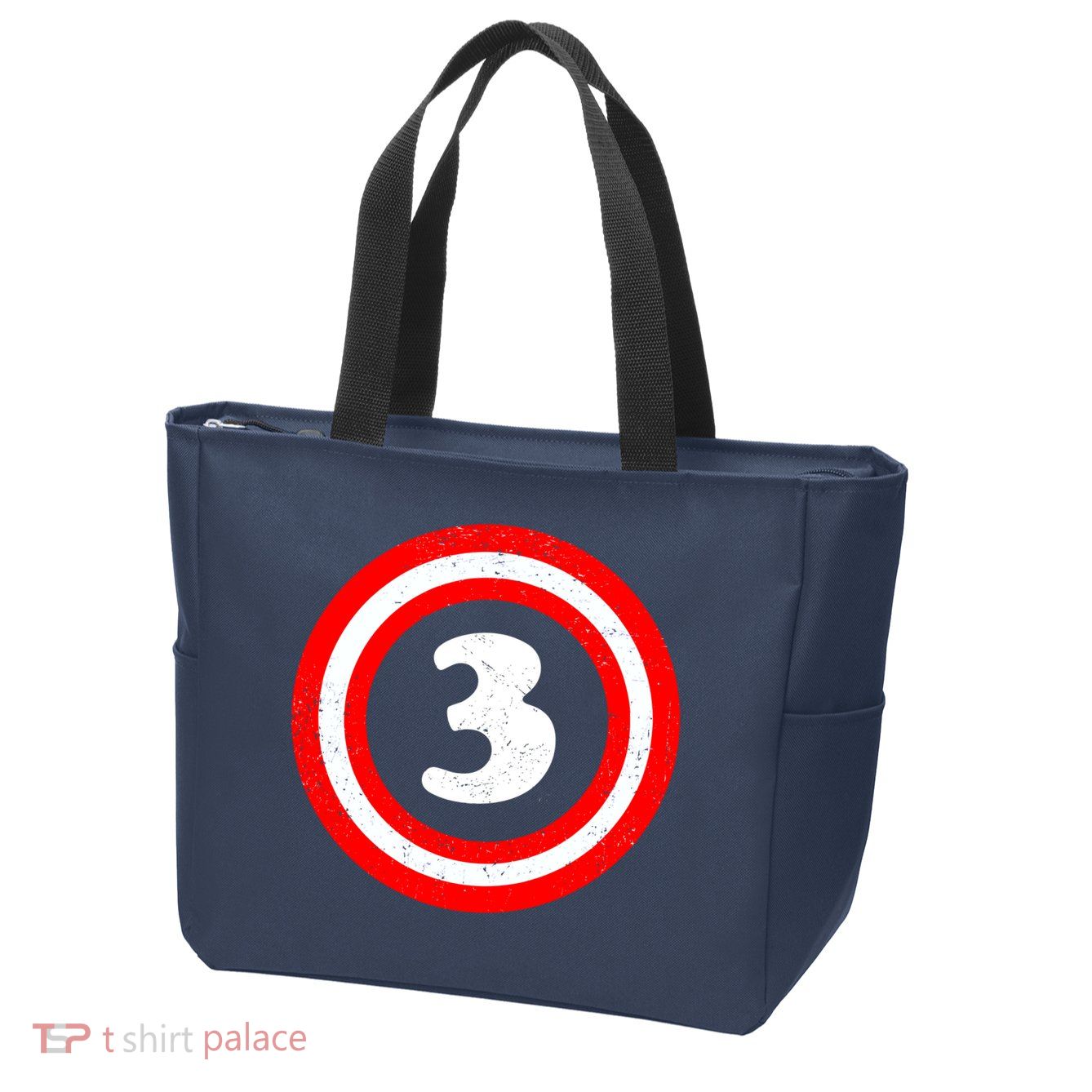 Captain 3rd Birthday Zip Tote Bag