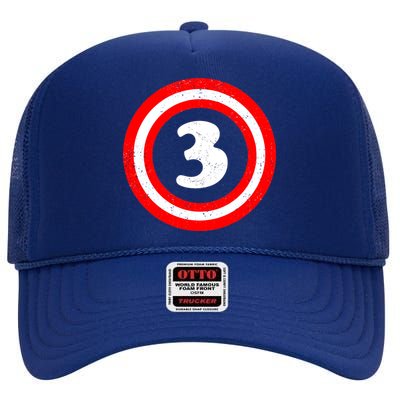 Captain 3rd Birthday High Crown Mesh Back Trucker Hat