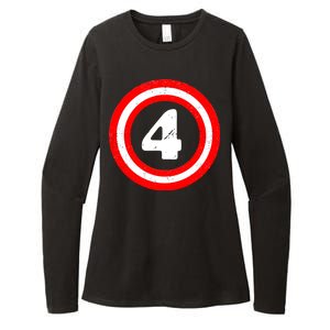 Captain 4th Birthday Womens CVC Long Sleeve Shirt