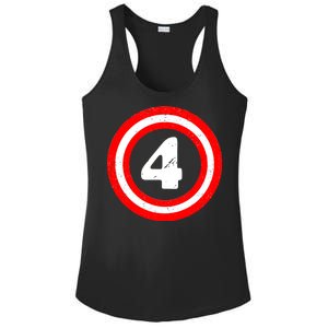 Captain 4th Birthday Ladies PosiCharge Competitor Racerback Tank