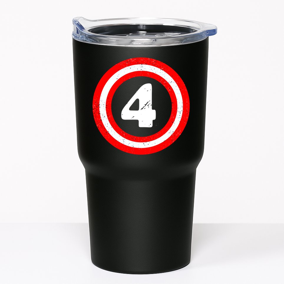 Captain 4th Birthday Tumbler