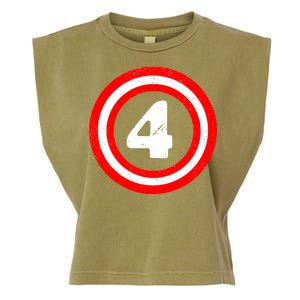 Captain 4th Birthday Garment-Dyed Women's Muscle Tee