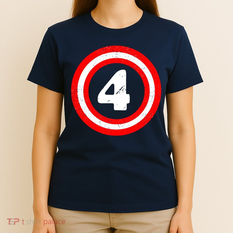 Captain 4th Birthday T-Shirt