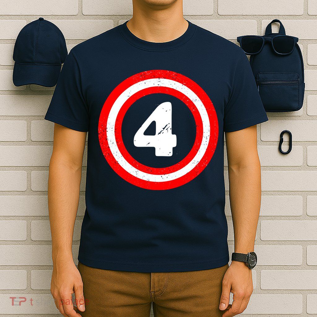 Captain 4th Birthday T-Shirt