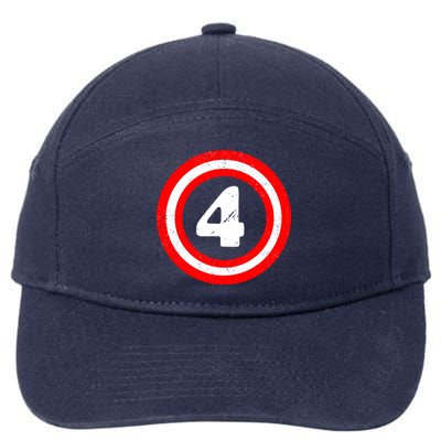 Captain 4th Birthday 7-Panel Snapback Hat