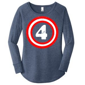 Captain 4th Birthday Women's Perfect Tri Tunic Long Sleeve Shirt