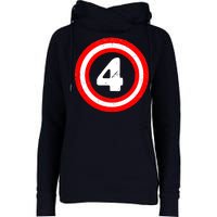 Captain 4th Birthday Womens Funnel Neck Pullover Hood