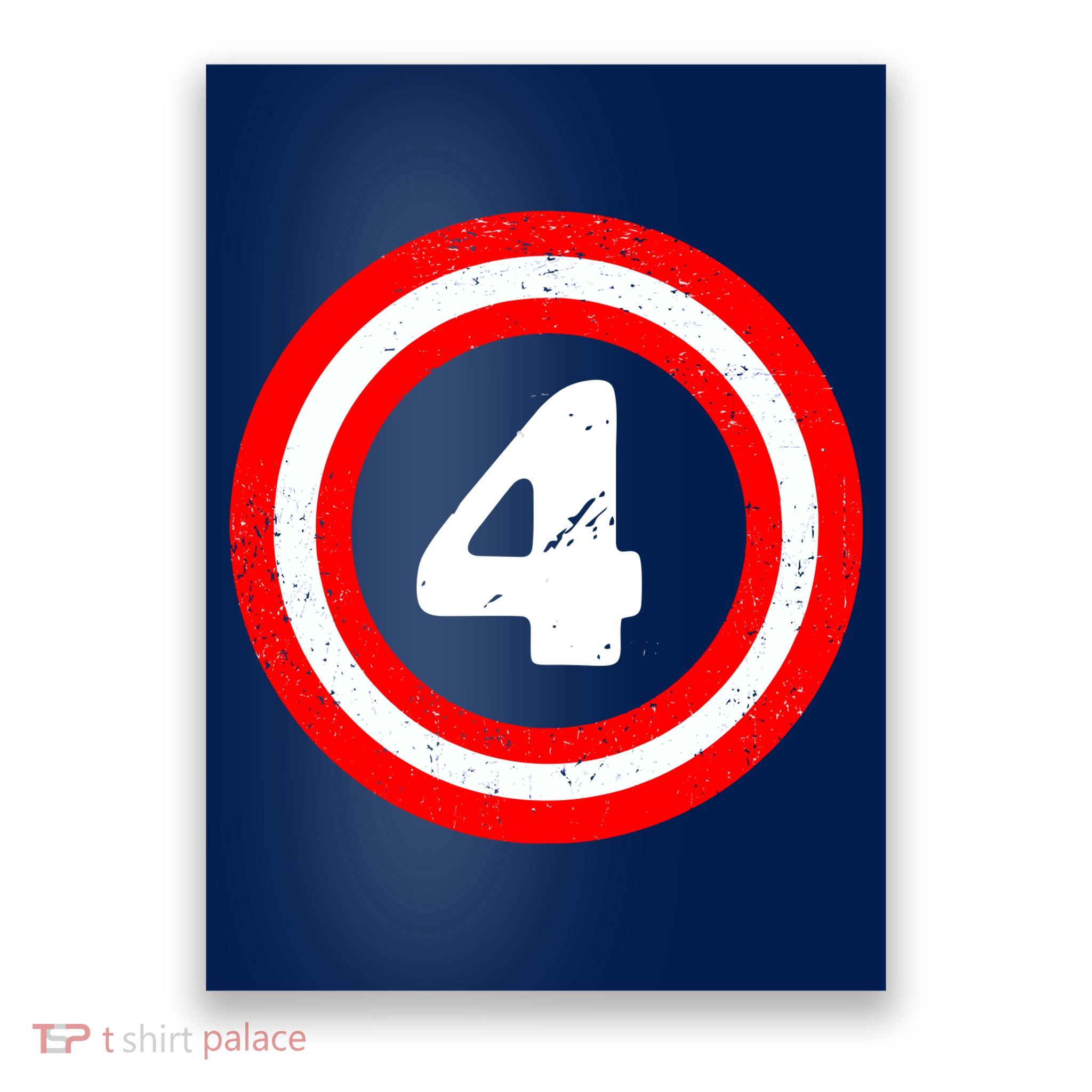 Captain 4th Birthday Poster