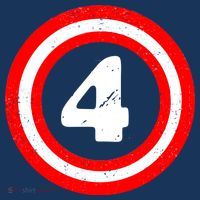 Captain 4th Birthday Poster