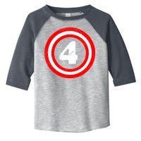 Captain 4th Birthday Toddler Fine Jersey T-Shirt