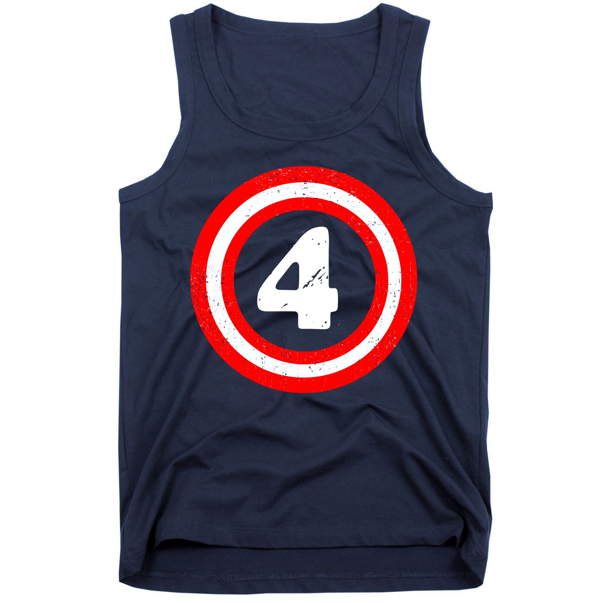Captain 4th Birthday Tank Top