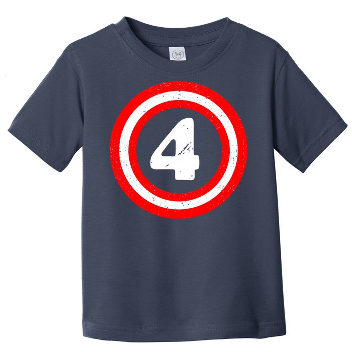 Captain 4th Birthday Toddler T-Shirt