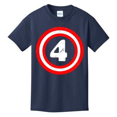 Captain 4th Birthday Kids T-Shirt