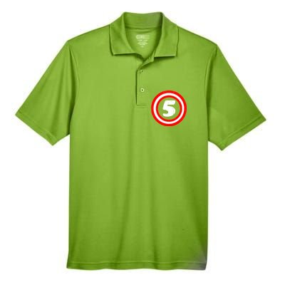 Captain 5th Birthday Men's Origin Performance Piqué Polo