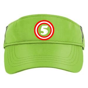 Captain 5th Birthday Adult Drive Performance Visor