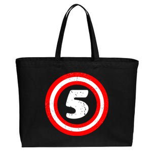 Captain 5th Birthday Cotton Canvas Jumbo Tote