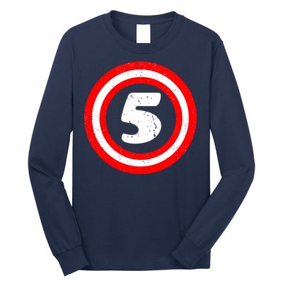 Captain 5th Birthday Long Sleeve Shirt