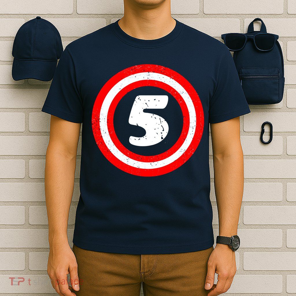 Captain 5th Birthday T-Shirt