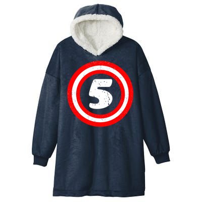 Captain 5th Birthday Hooded Wearable Blanket