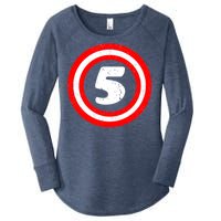 Captain 5th Birthday Women's Perfect Tri Tunic Long Sleeve Shirt