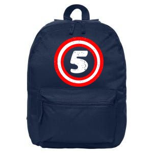 Captain 5th Birthday 16 in Basic Backpack