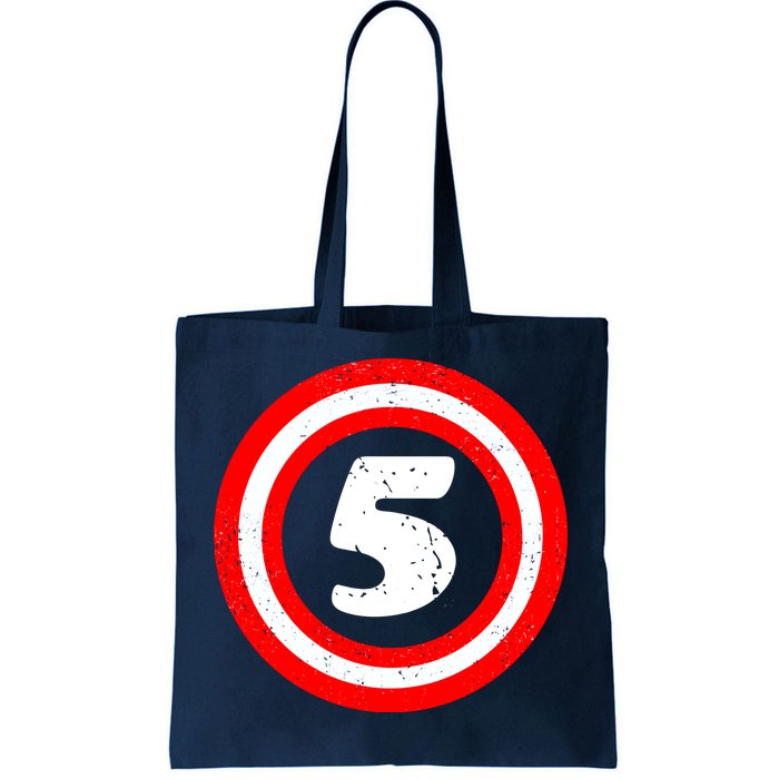 Captain 5th Birthday Tote Bag