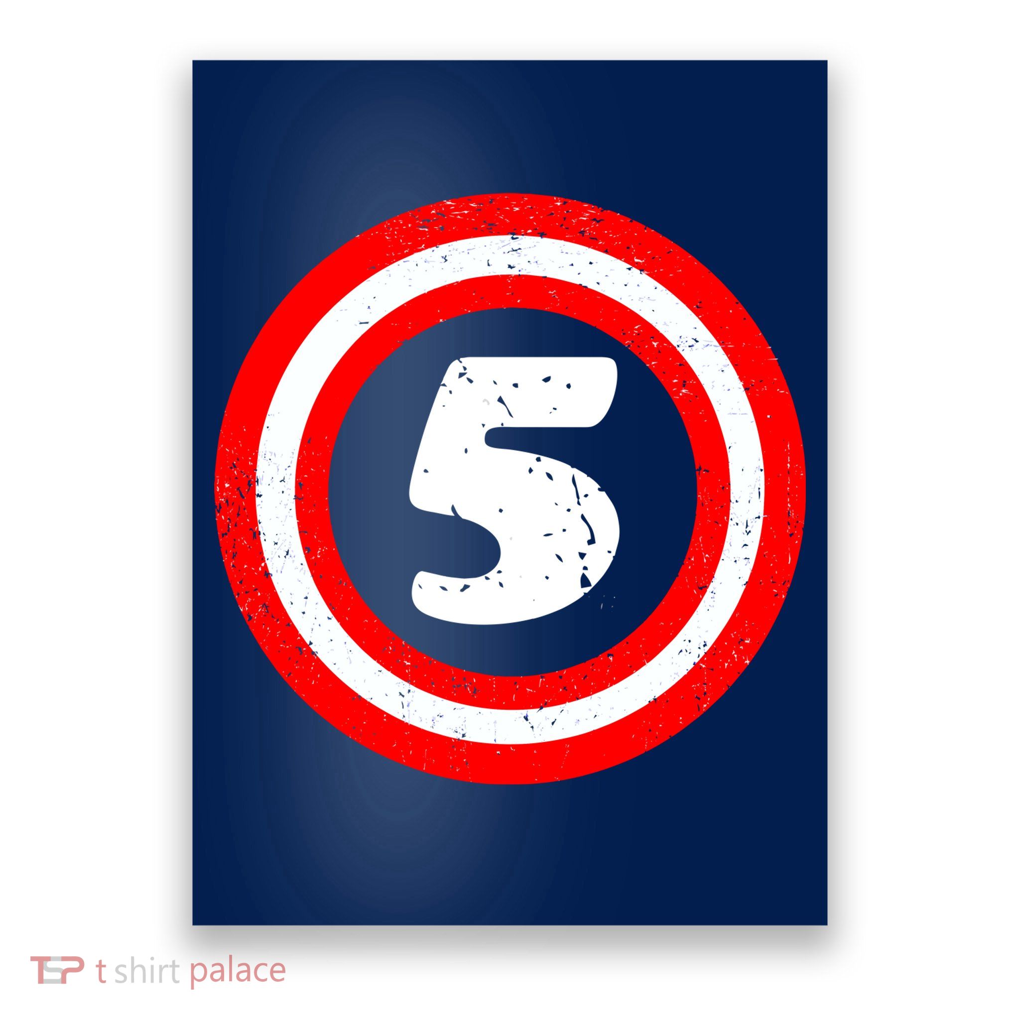Captain 5th Birthday Poster