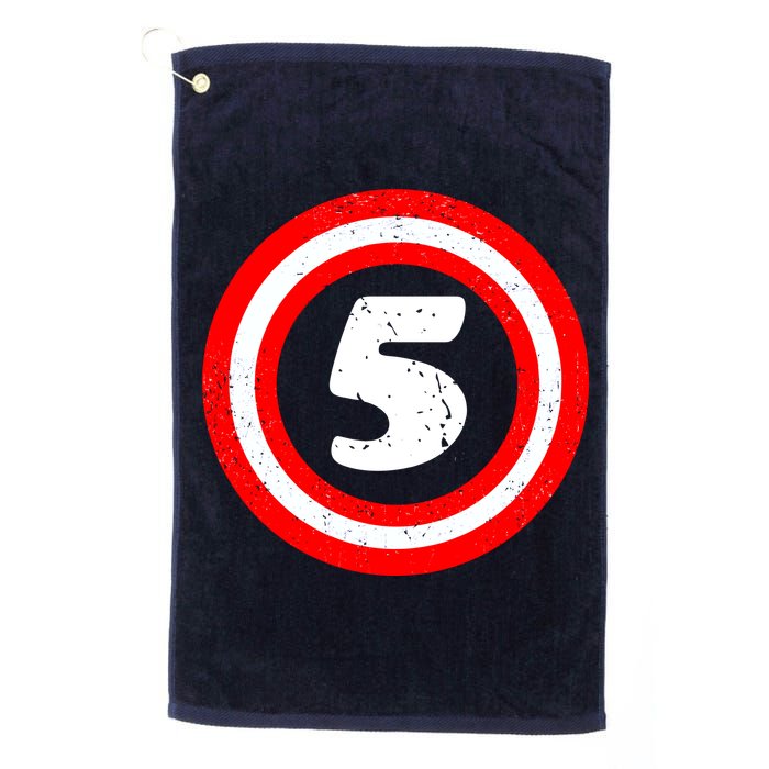 Captain 5th Birthday Golf Towel