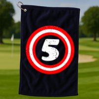 Captain 5th Birthday Golf Towel