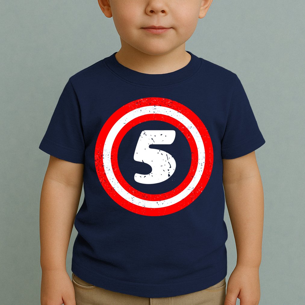 Captain 5th Birthday Toddler T-Shirt