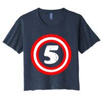 Captain 5th Birthday Women's Crop Top Tee