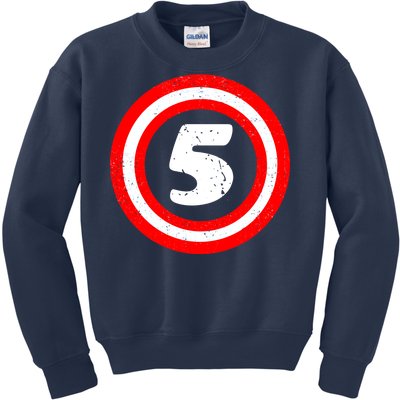 Captain 5th Birthday Kids Sweatshirt