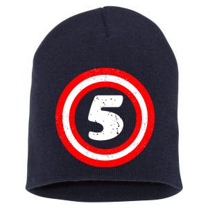 Captain 5th Birthday Short Acrylic Beanie