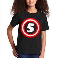 Captain 5th Birthday Kids T-Shirt