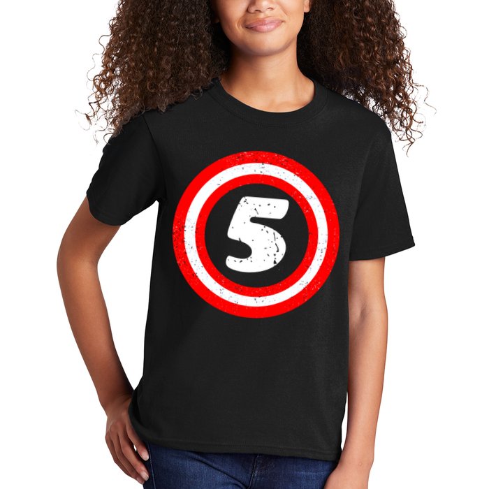 Captain 5th Birthday Kids T-Shirt