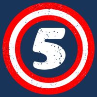 Captain 5th Birthday Kids T-Shirt