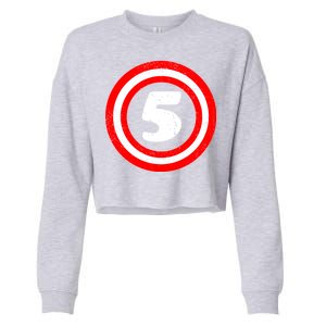 Captain 5th Birthday Cropped Pullover Crew