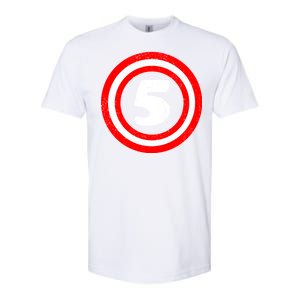 Captain 5th Birthday Softstyle® CVC T-Shirt