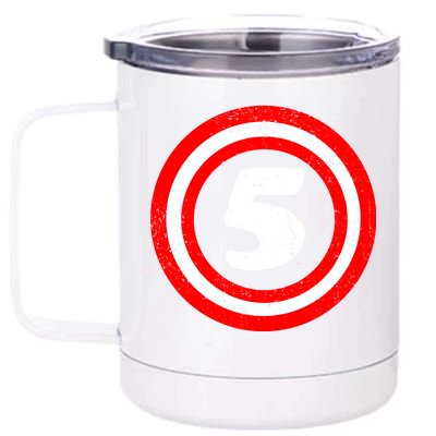 Captain 5th Birthday 12 oz Stainless Steel Tumbler Cup