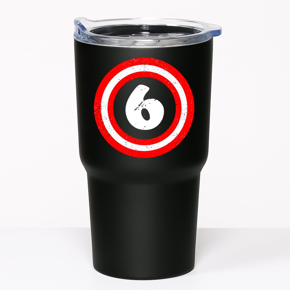 Captain 6th Birthday Tumbler