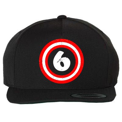 Captain 6th Birthday Wool Snapback Cap